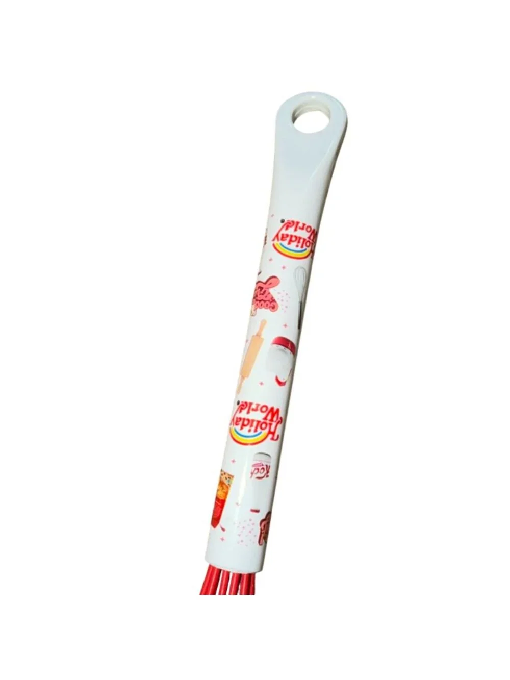 Holiday World 'Good Gravy' Wisk And Dough Press Wooden Rolling Pin-New